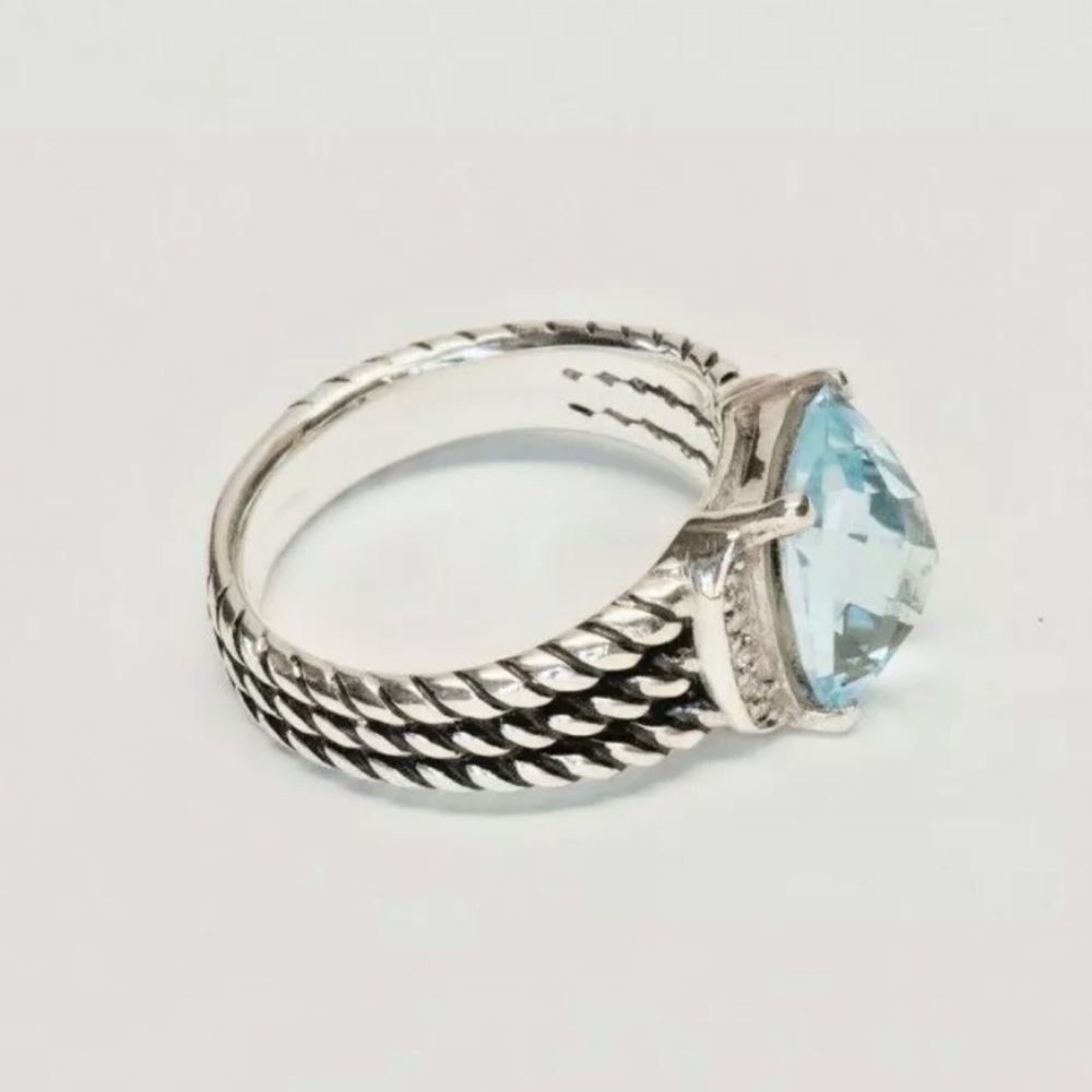 DAVID YURMAN • Petite Wheaton • Blue Topaz - Picture 7 of 8